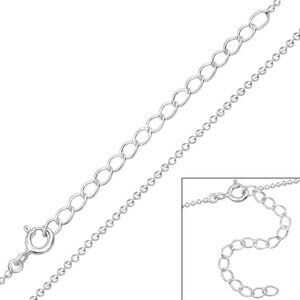 Sterling Silver Bead Ball Chain Necklace